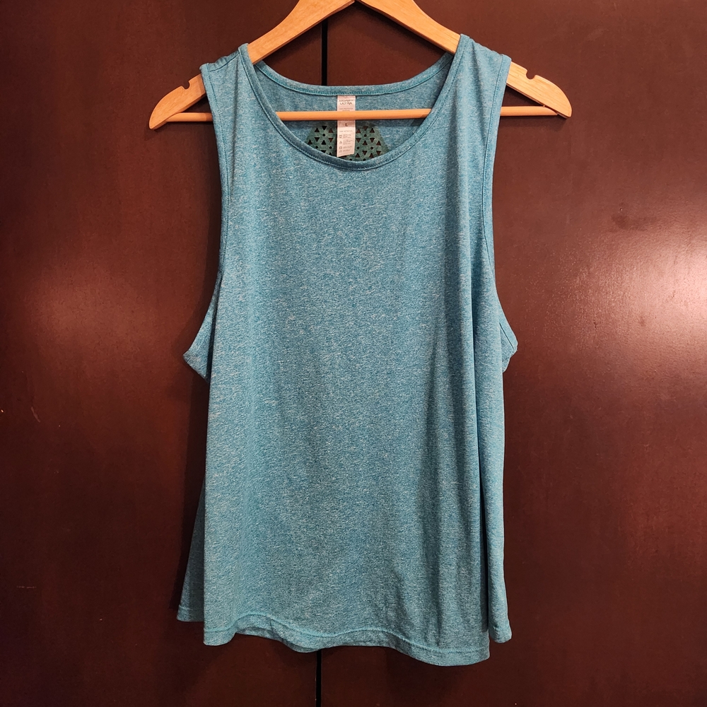 Teal Sleeveless Women's Muscle Tee